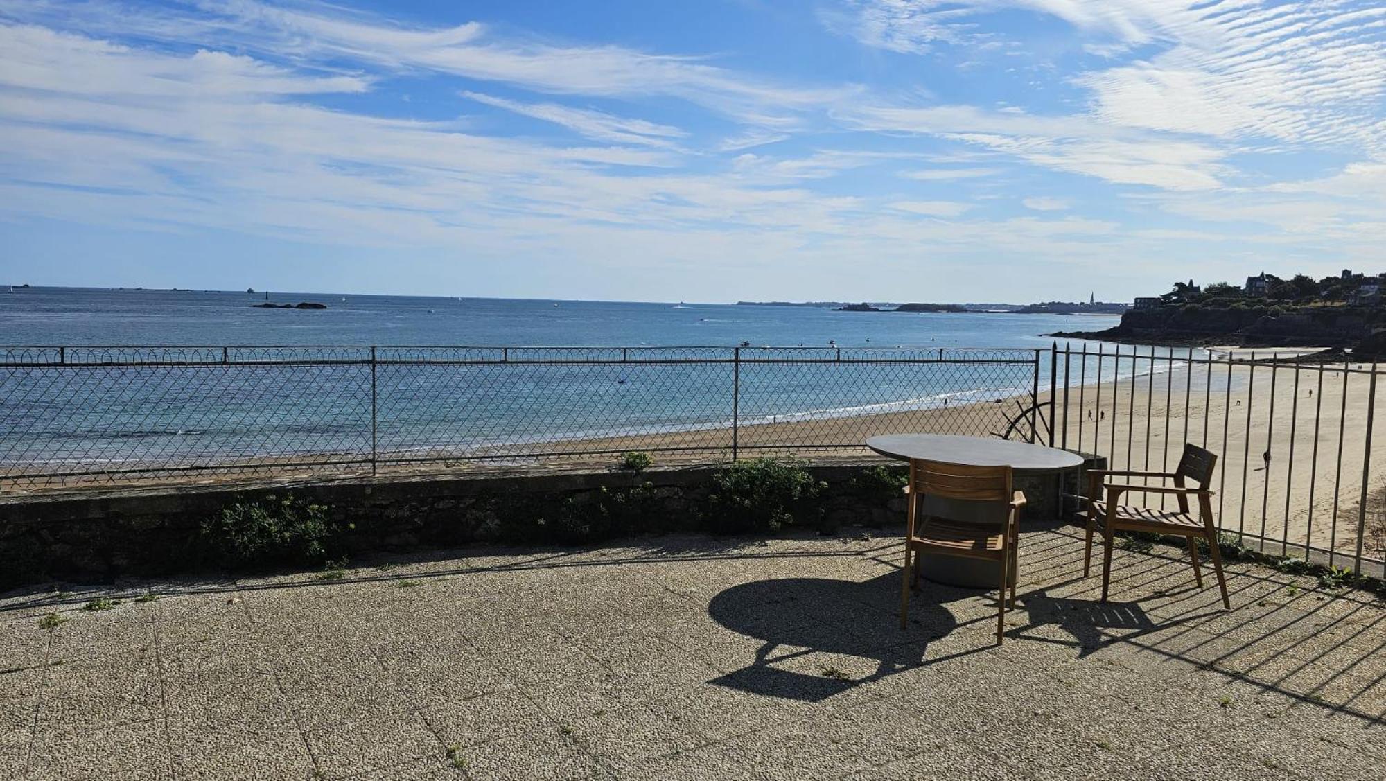 Vue Pleine Mer A La Perle Marine - La Terrasse ดีนาร์ ภายนอก รูปภาพ