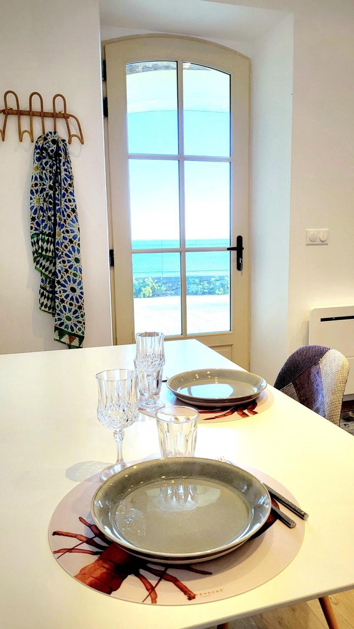 Vue Pleine Mer A La Perle Marine - La Terrasse ดีนาร์ ภายนอก รูปภาพ
