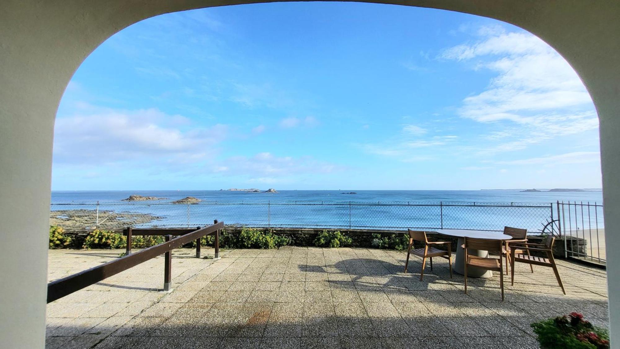 Vue Pleine Mer A La Perle Marine - La Terrasse ดีนาร์ ภายนอก รูปภาพ